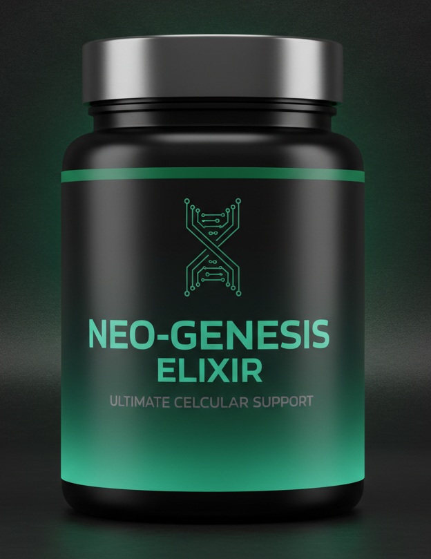NEO-GENESIS ELIXIR product bottle and packaging set
